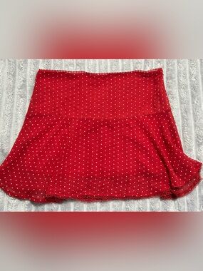 wild fable Red Polka Dot Mini Skirt